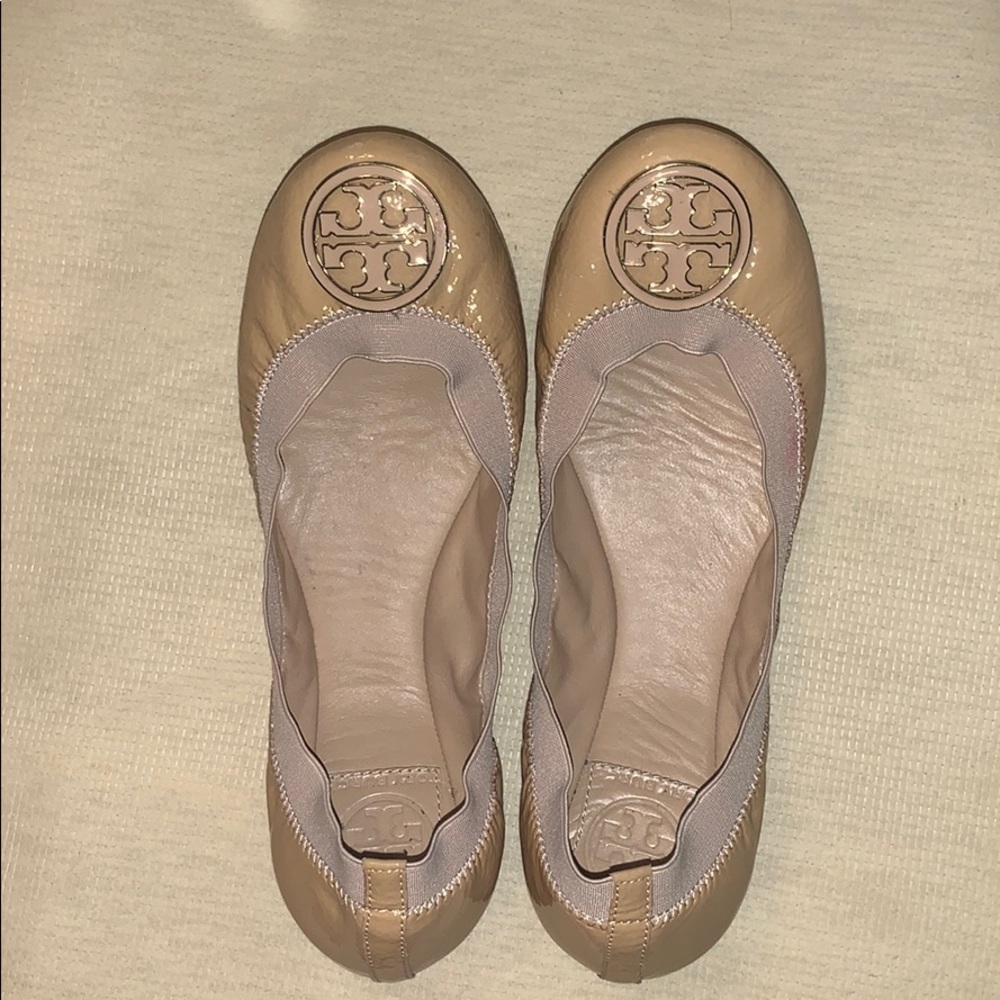 Tory Burch Nude Flats